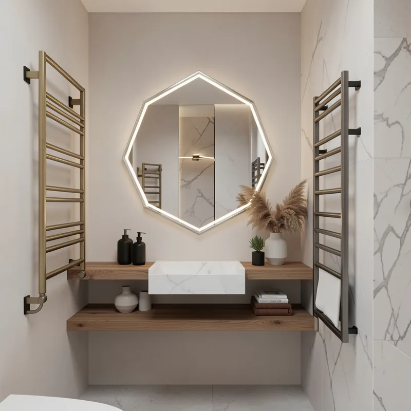 Objets déco salle de bain : 12 pièces tendances pour transformer votre espace en 2026